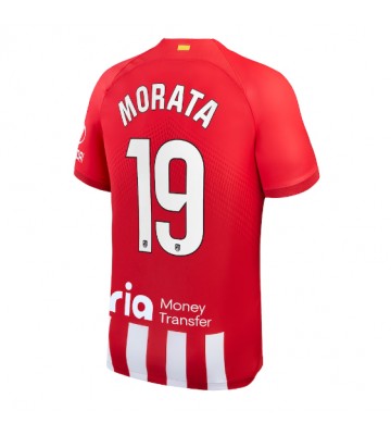 Atletico Madrid Alvaro Morata #19 Hemmatröja 2023-24 Kortärmad
